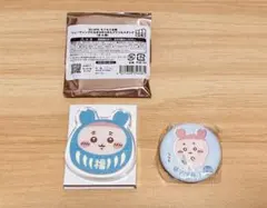 セット最安値☆ちいかわ もぐもぐ本舗川越 アクリルスタンド 缶バッジ カニちゃん