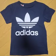 adidas kids ネイビー Tシャツ 7-8Y