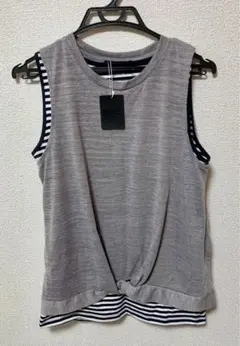 新品 タグ付き★SPINASH ノースリーブ チュニック Lサイズ グレー