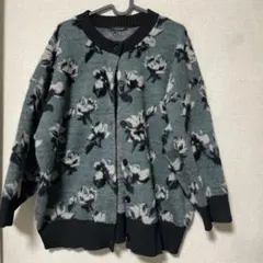 JEANASIS アソートシャギークルーカーディガン