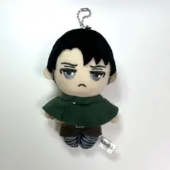 劇場版 進撃の巨人　ぬいぐるみキーホルダー　リヴァイ
