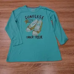 CONVERSE コンバース 長袖 Tシャツ LL スニーカー柄 ライトストーン