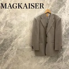 【美品】MAGKAISER レディース ジャケット グレー フォーマル きれいめ