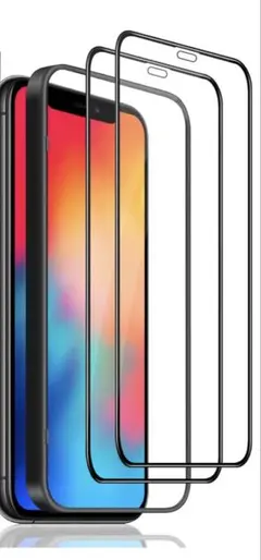 iPhone11 Pro Max ガラスフィルム (2枚) クリアケース セット