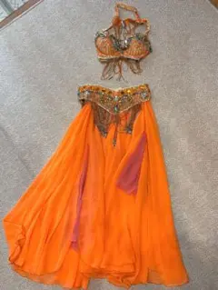 ベリーダンス衣装 ブラ ベルト 3点セット ベリーダンス