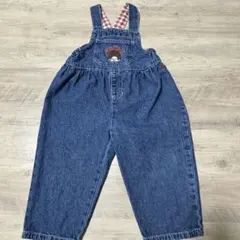 futafuta × MONCHHICHI デニムオーバーオール 90