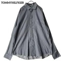美品◆TOMMYHILFIGER トミーヒルフィガー　長袖チェックシャツ【XL】