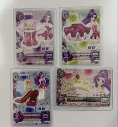 アイカツカード レッドステージコーデ トップス スカート パンプス ティアラ