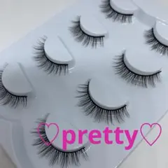 着用画像あり♡超可愛い♡ふわふわナチュラル♡くせ毛風仕上げ 4ペア入りのサムネイル