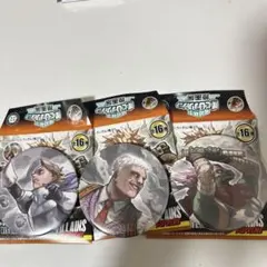 ヒロアカ原画展 缶バッジ オールフォーワン、スピナー、青山