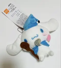 サンリオ シナモロール 七福神 寿老人様 マスコット　シナモン　むにゅぐるみ