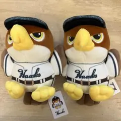 ソフトバンクホークス 鷹ぬいぐるみ タカぬいぐるみ キャップ オール