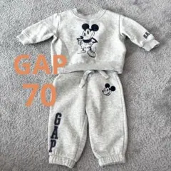 GAP ミッキーマウス トレーナー・パンツセット 3-6ヶ月