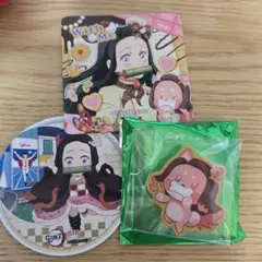 鬼滅の刃 ホワイトデー&ご当地コースター&バッチ 禰豆子
