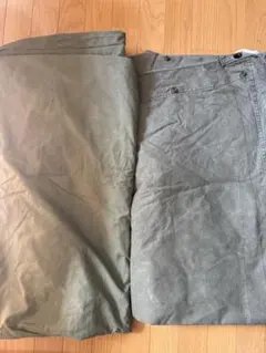 軍幕　US パップテント米軍　2枚　アメリカ軍