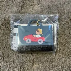 ファミリア　カプセルトイ　デニムバッグ　黒色