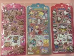 サンリオ　ドロップジュエリーシール　3枚セット