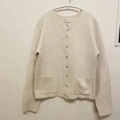 Ropé Picnic クリーム色カーディガン 38(M) スナップボタン