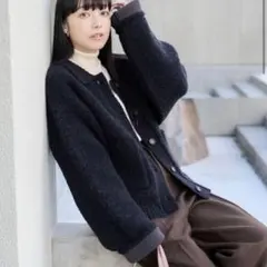 【美品】FREAK'S STORE ダブルフェイスジャケット/ニットジャケット