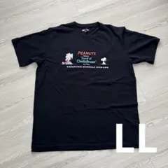 ユニクロ UT ピーナッツ スヌーピー Tシャツ ブラック　LL