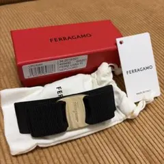 新品未使用【FERRAGAMO】 フェラガモ ヴァラ・リボン バレッタのサムネイル