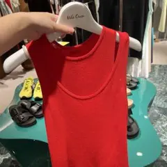 Mila Owen リブタンクトップ レッドのサムネイル