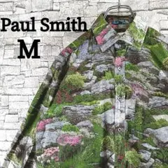 極美品✨ポールスミス 長袖シャツ 総柄 ガーデン柄 フラワー 希少デザイン М