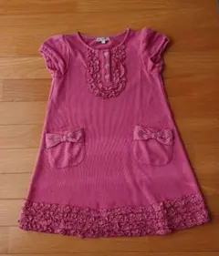 any FAM 裏起毛ワピース ピンク 120