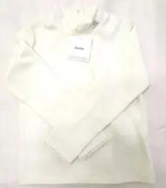 起毛テレコハイネックオフホワイトBebe【新品未使用】130