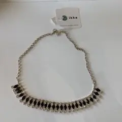 ikka ビジュー ネックレス ブラックのサムネイル