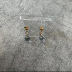 K18 アクアマリン ピアス