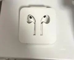 【未使用】iPhone用ホワイト有線イヤフォン(Lightning)
