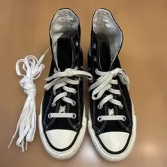 CONVERSE ハイカット 黒 メイドインジャパン 23.5センチのサムネイル