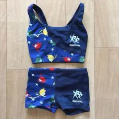 ルネサンス Mizuno 110サイズ 女子水着上下セット