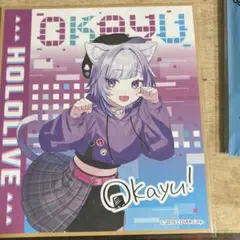 猫又おかゆ　色紙