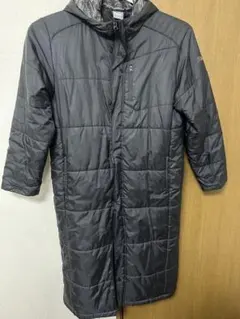 PUMA ブラック ロングコート フード付き