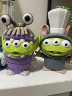 リトルグリーンメン シェフカプセルトイ 2体セット