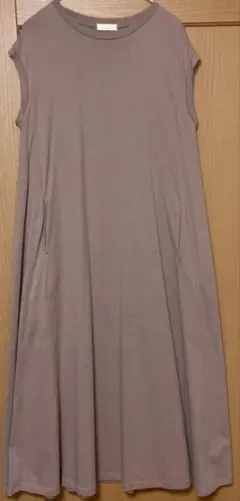 earth music&ecology Aラインスリーブレスカットワンピース