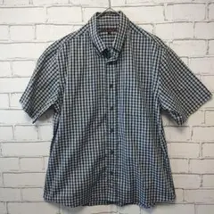 【GE-STYLE】トップス (L) ブラック チェック 大きめ カジュアル