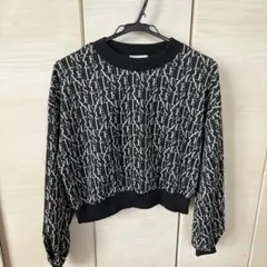 ロゴトップス♡ ショート丈　Lサイズ