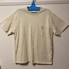 DANTON ポケットTシャツ ベージュ　44のサムネイル