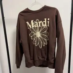 本日限定価格　Mardi Mercredi スウェット ブラウン