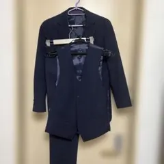 ネイビー ストライプ ビジネススーツ セット３点セット　⑧