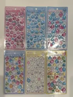 ②即日発送しずくちゃんボンボンドロップシール6パック