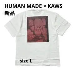 A16 新品 ヒューマンメイド x カウズ コラボTシャツ #1 ホワイト/Lのサムネイル