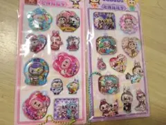 F42.ウォーターボンボンシール　シャカシャカホルダー付き　ラブブボールチェーン