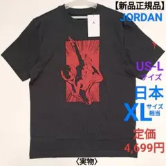 【新品正規品】JORDAN ブラックTシャツ US-Lサイズ 定価4,699円