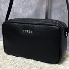 【極美品】FURLA フルラ ショルダーバッグ リリー レザー 本革 ブラック