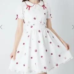 まゆろん アベイル いちご ワンピース ピンク Sサイズ - メルカリ
