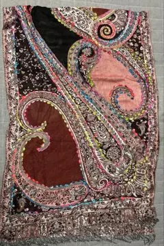 ETRO ペイズリー柄 ストール ウールシルク混 - メルカリ